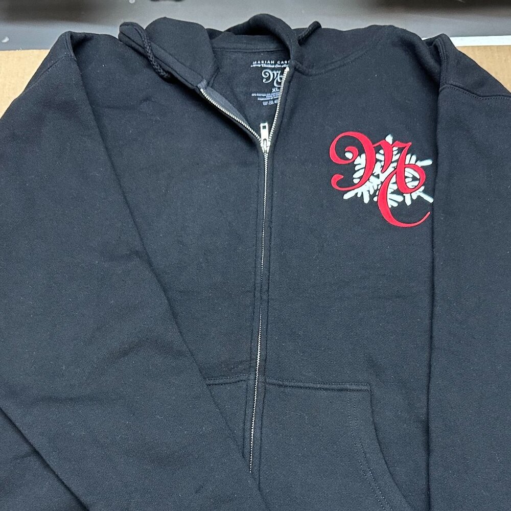 Mariah Carey Official Merry Christmas One & All Tour Zip Up Hoodie